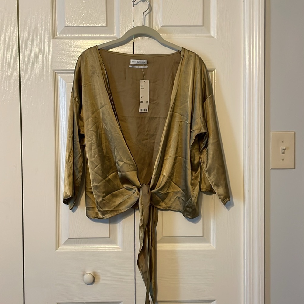 Urban Outfitters Front Tie Blouse